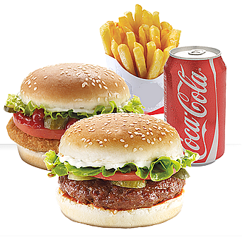 İkili Hamburger Menü